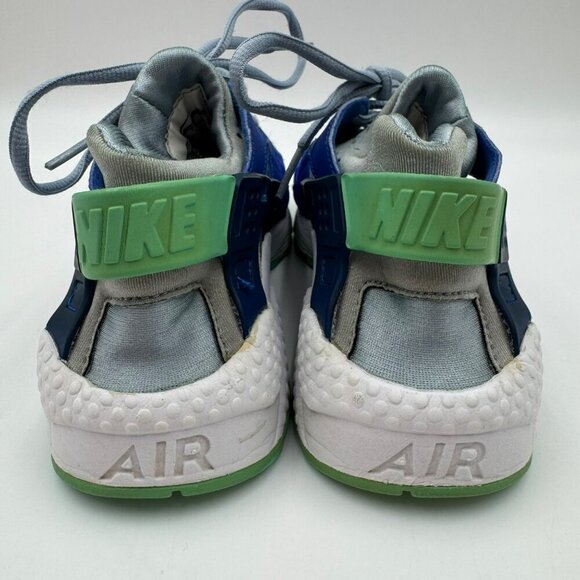 Nike Air Huarache Run Womens Shoes Blue/Gray Size 7 Lightweight & Breathable - Picture 5 of 9